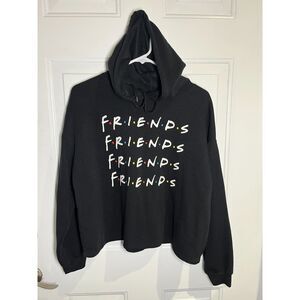 FRIENDS TV Show Crop Hoodie Womens Medium